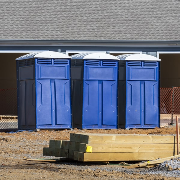 how do you ensure the portable toilets are secure and safe from vandalism during an event in Manlius Michigan